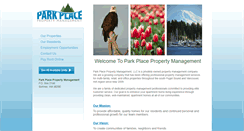 Desktop Screenshot of parkplacemgt.com